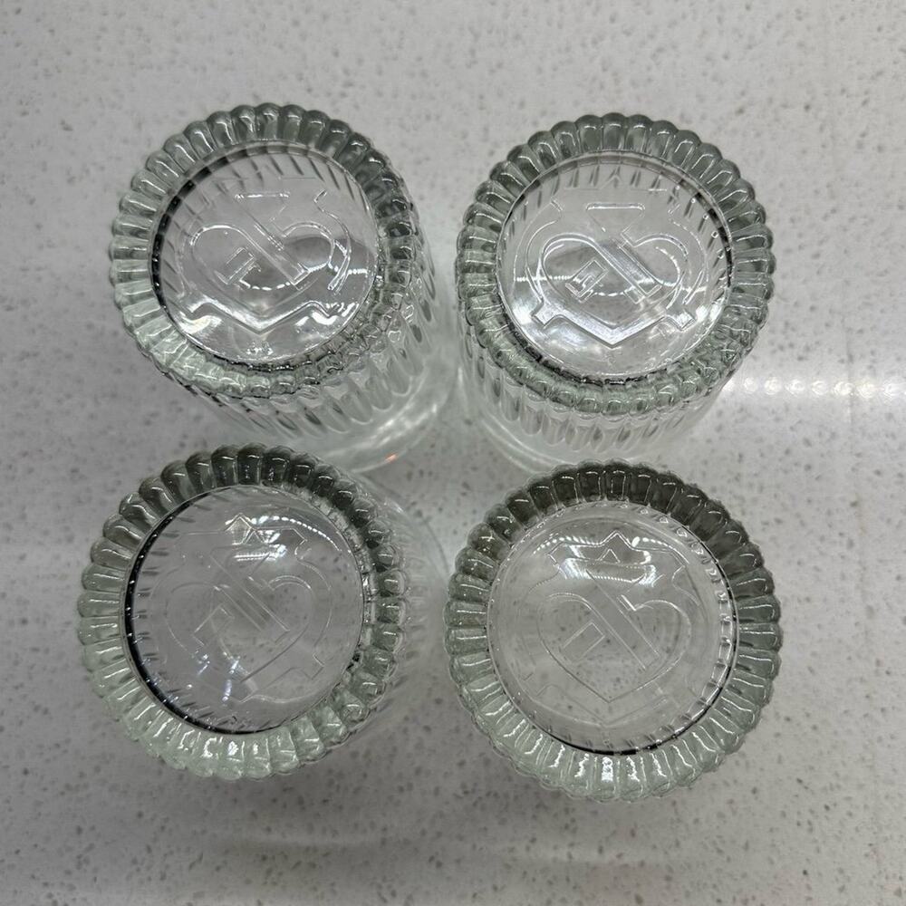 Keepers Heart Whiskey Set of 4 Rocks Glasses - New without tags!